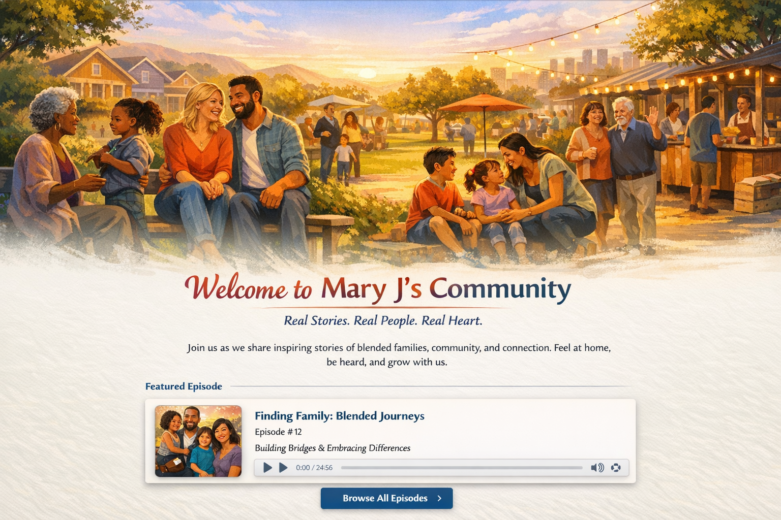 welcome to Mary j Community